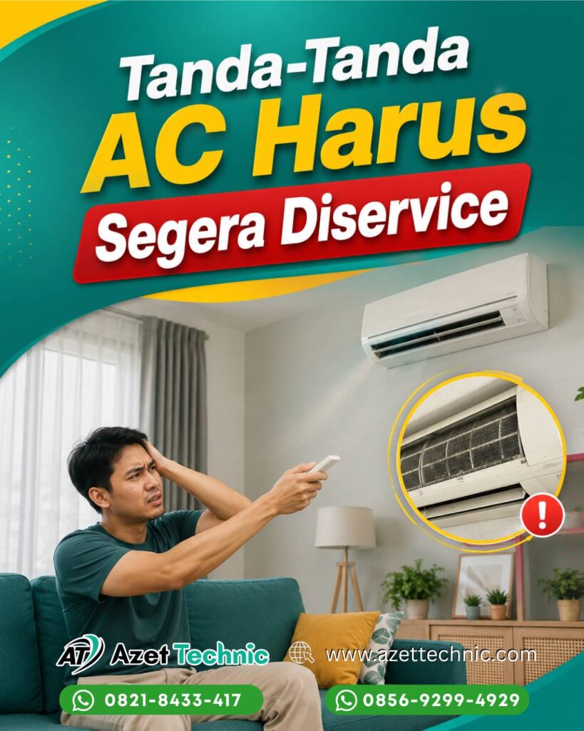 Tanda tanda AC Harus Segera Diservice